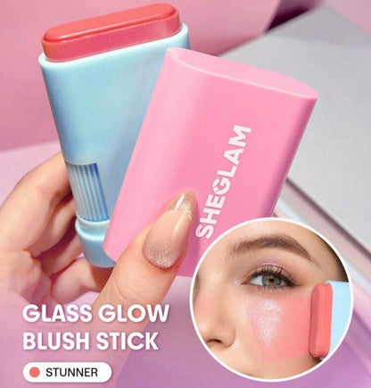 SHEGLAM Glass Glow Blush en Stick – Stunner