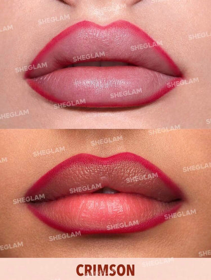 SHEGLAM Lip Facts Crayon à Lèvres – Crimson