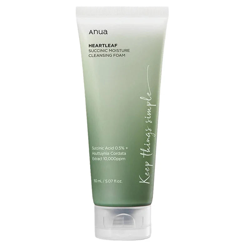 Anua Heartleaf Succinic Moisture Cleansing Foam 150 ml