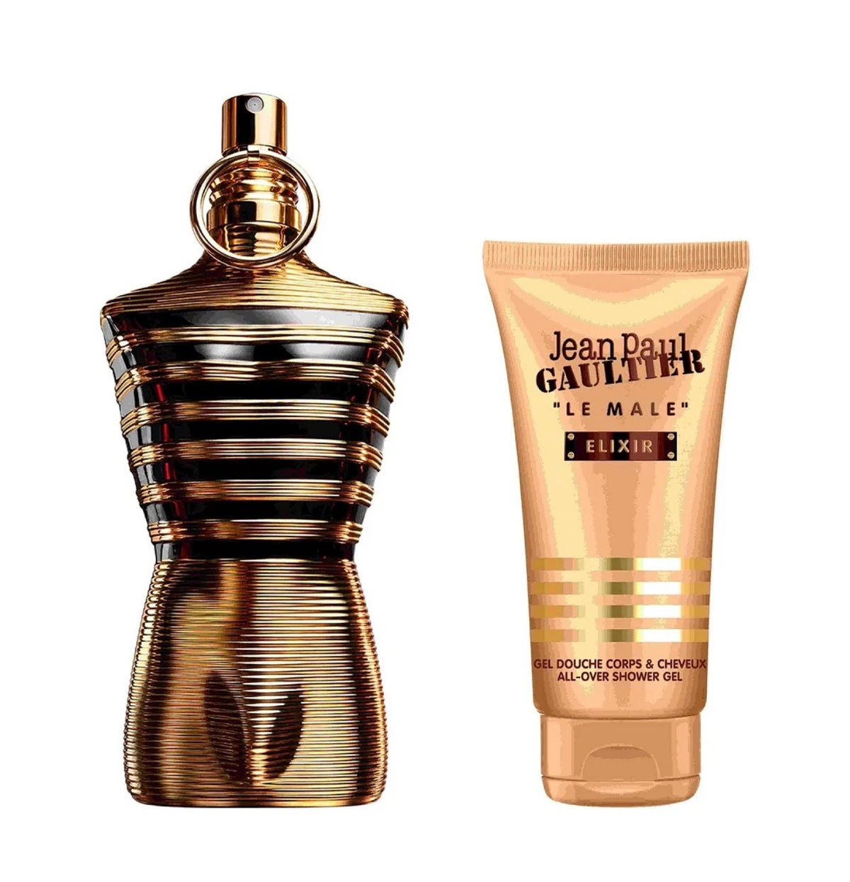 JEAN PAUL GAULTIER LE MALE ELIXIR COFFRET_PARFUM + SHOWER GEL_ - HOMME