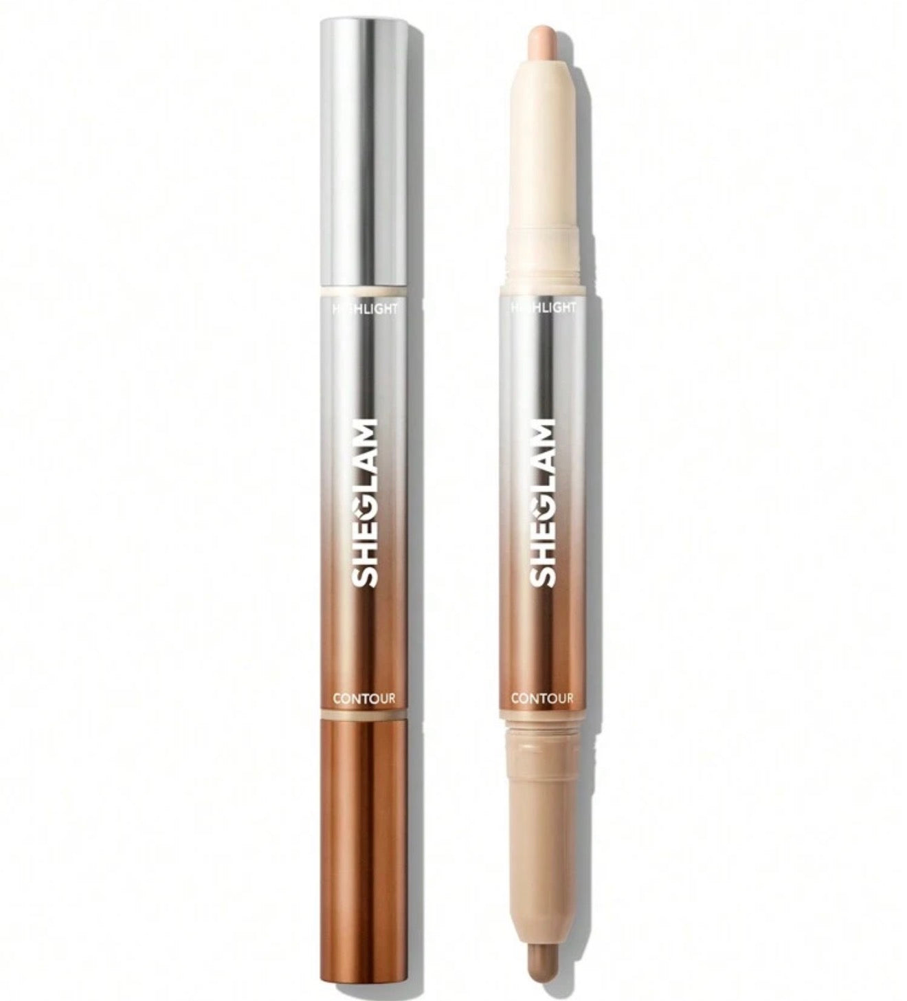 SHEGLAM Fine Line Stylo Contour
& Enlumineur Nez 2-En-1-Umber