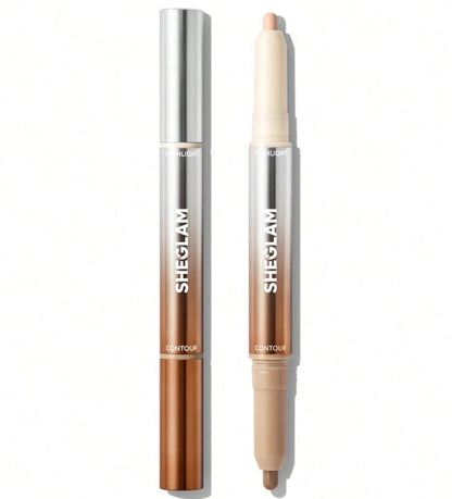 SHEGLAM Fine Line Stylo Contour & Enlumineur Nez 2-en-1 – Umber