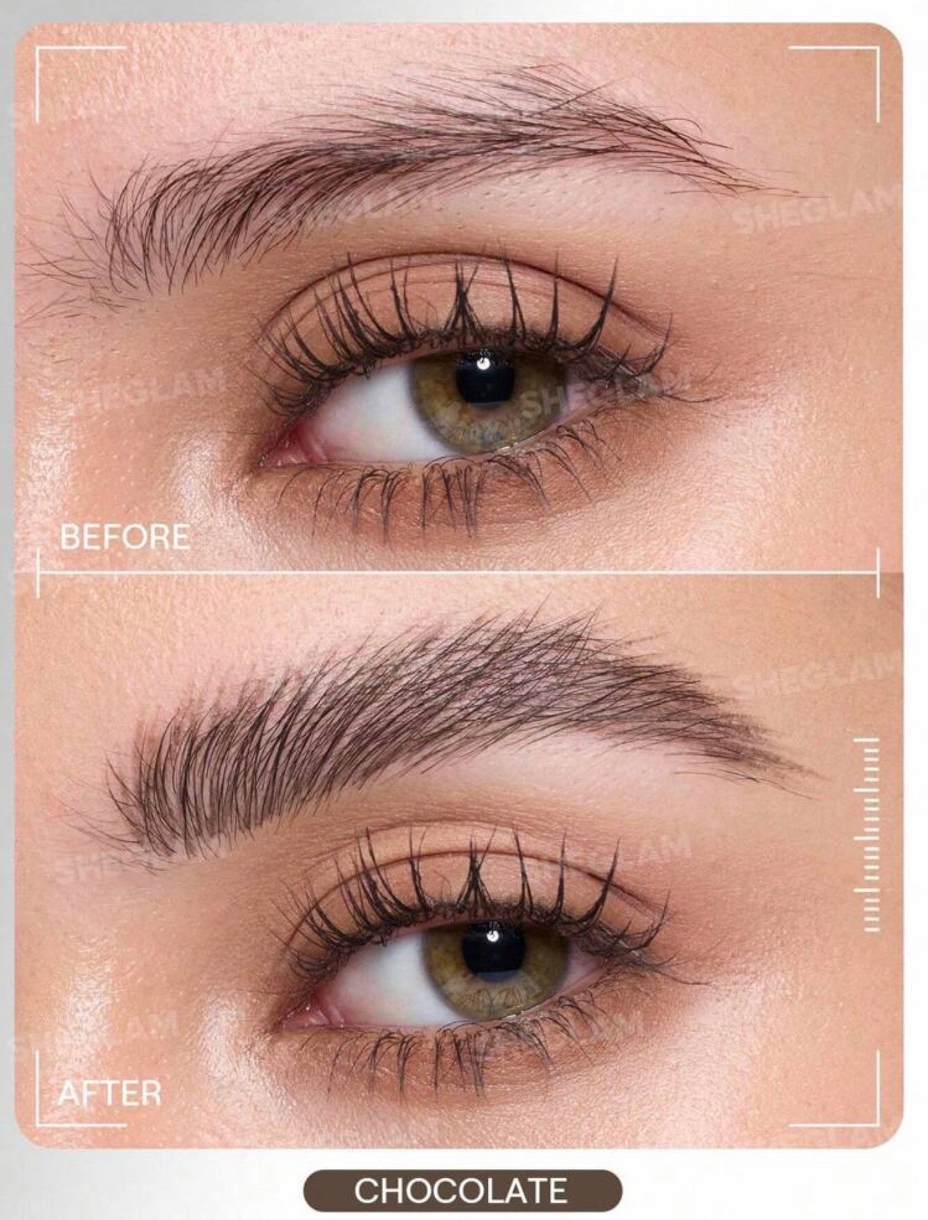SHEGLAM Ultra Slim Crayon à Sourcils-Chocolate