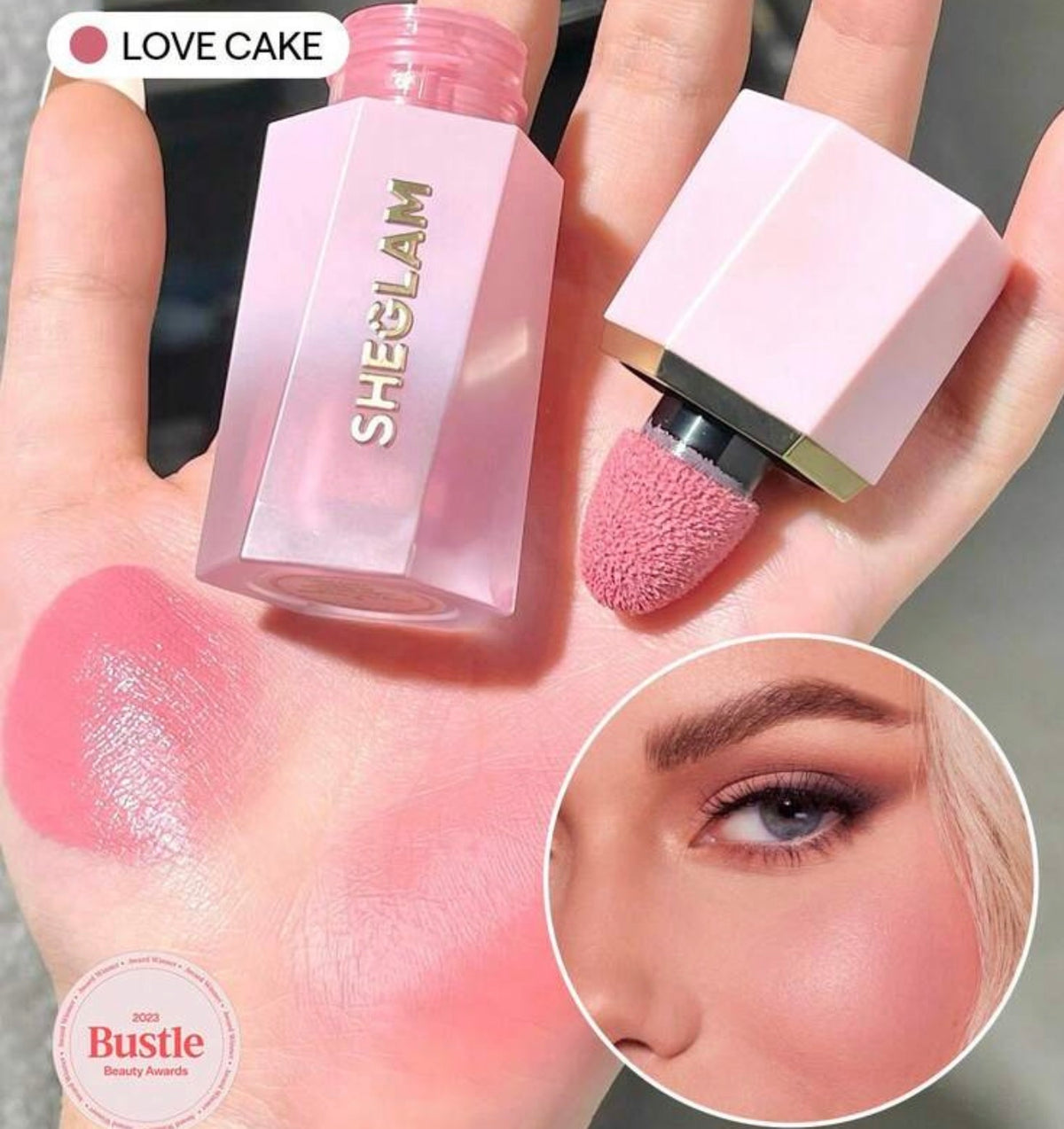 SHEGLAM Color Bloom Blush
Liquide Fini Mat-Love Cake