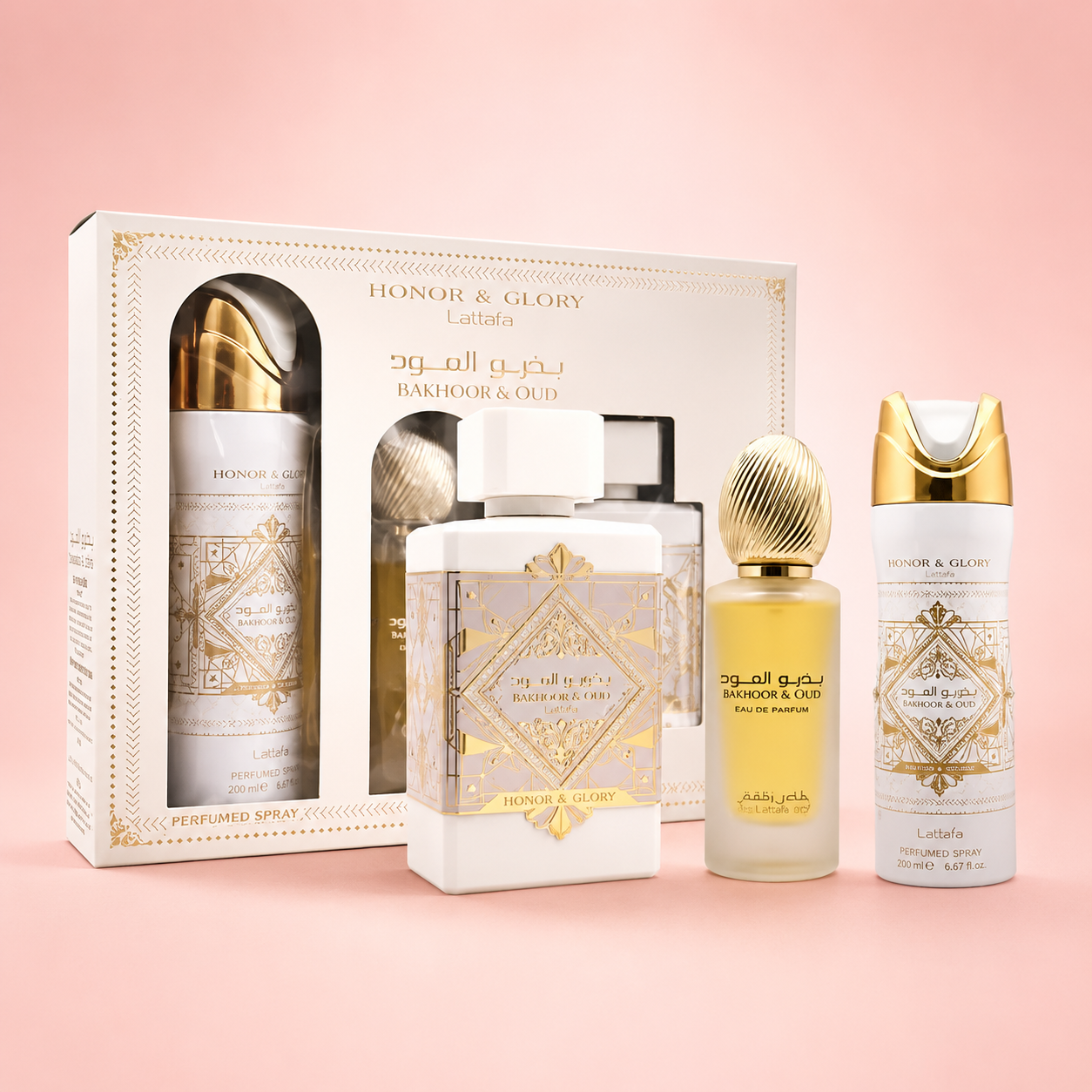 BADEE AL OUD HONOR & GLORY PACK LATTAFA