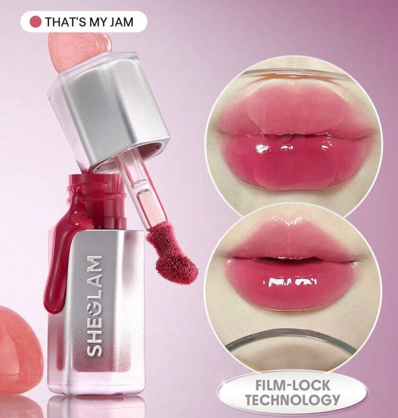 SHEGLAM Glass Lock Air Brillant
à LèVres-That'S My Jam