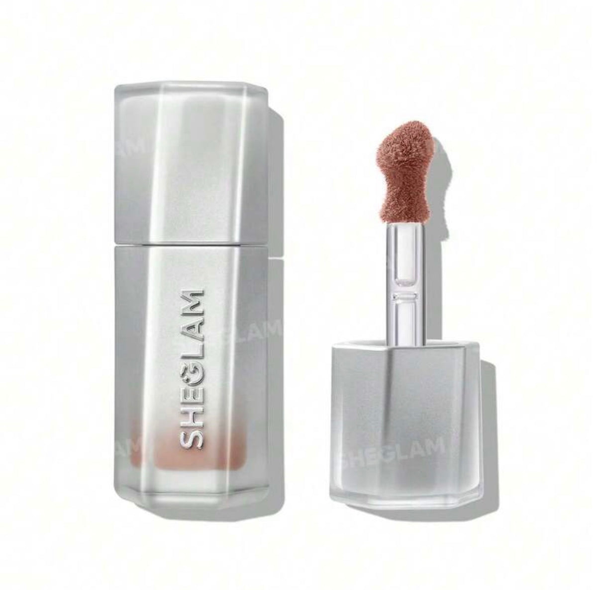 SHEGLAM Glass Lock Air Brillant
à LèVres-French Toast