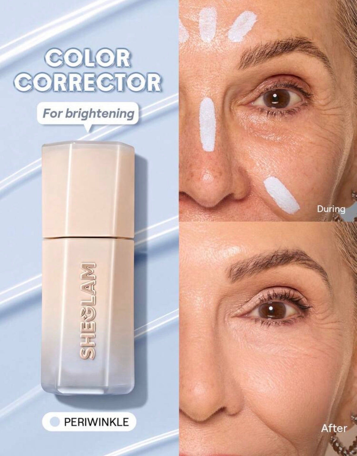 SHEGLAM Hideaway Correcteur Haute Couvrance – Periwinkle