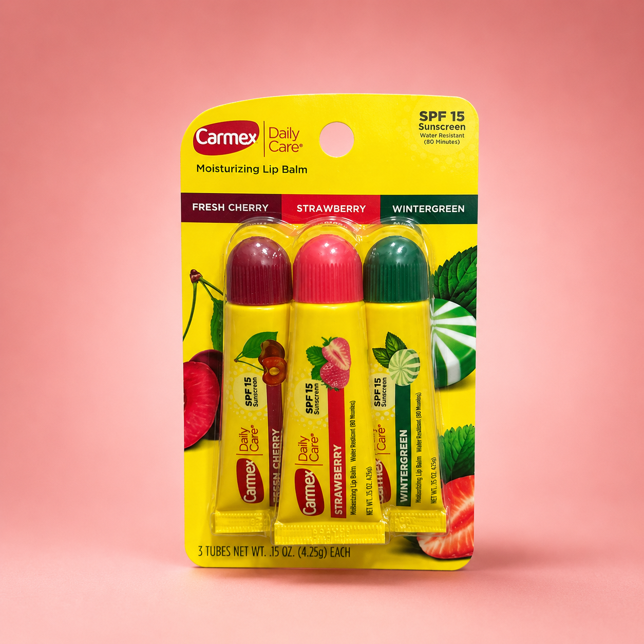 PACK CARMEX MOSTURIZING SPF15 10GX3PCS