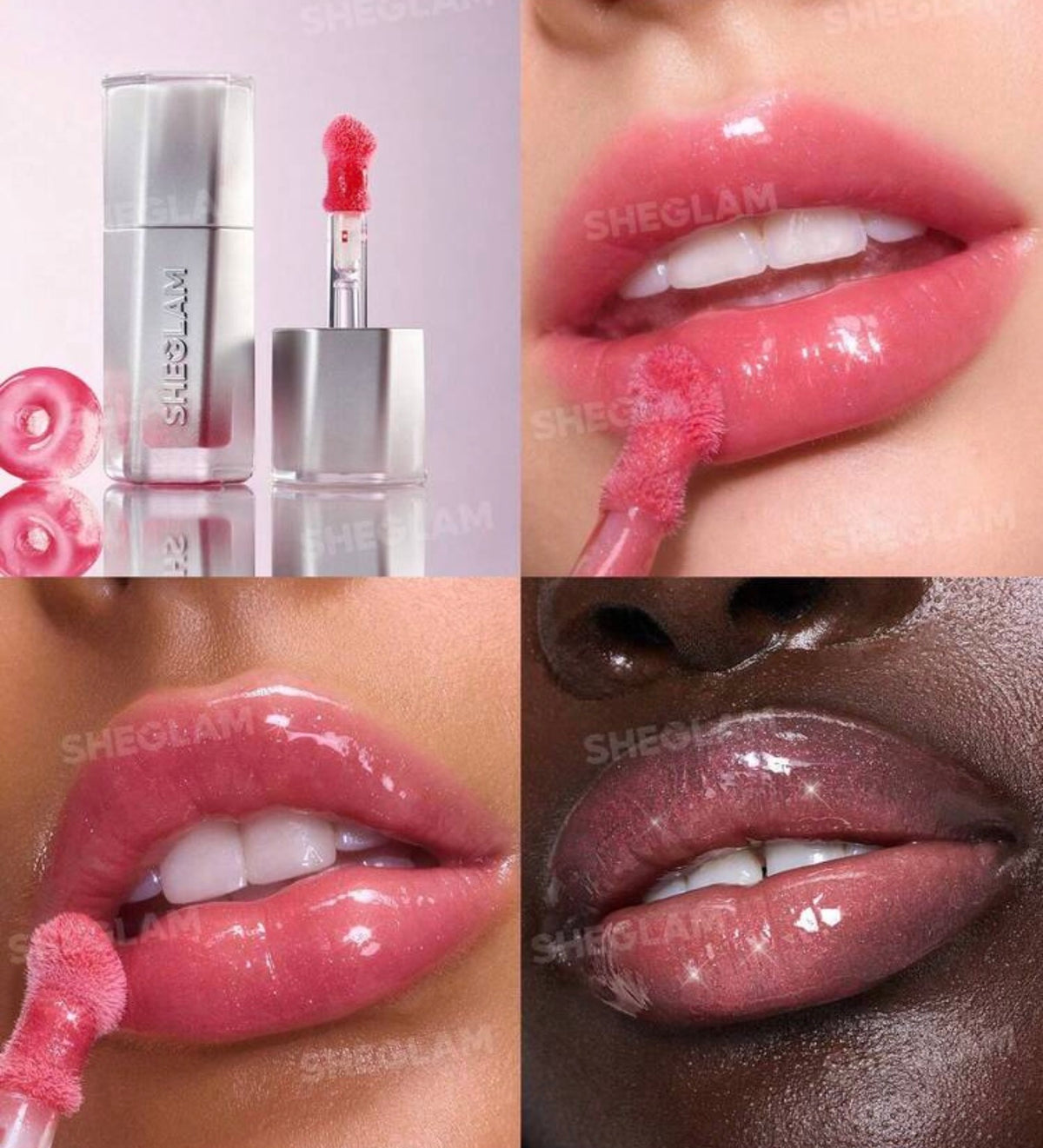 SHEGLAM Glass Lock Air Brillant à LèVres-Hard Candy