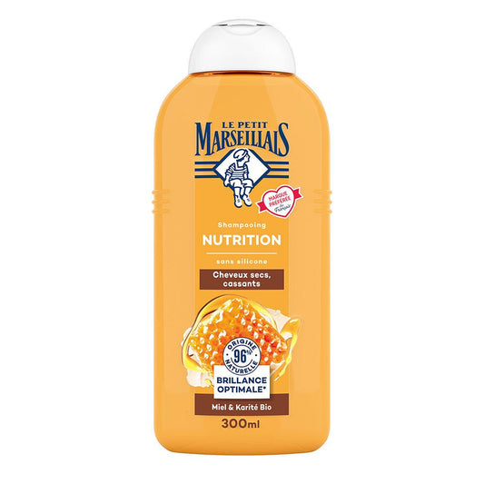 Le Petit Marseillais Shampooing Nutrition Miel Karité 300 ml