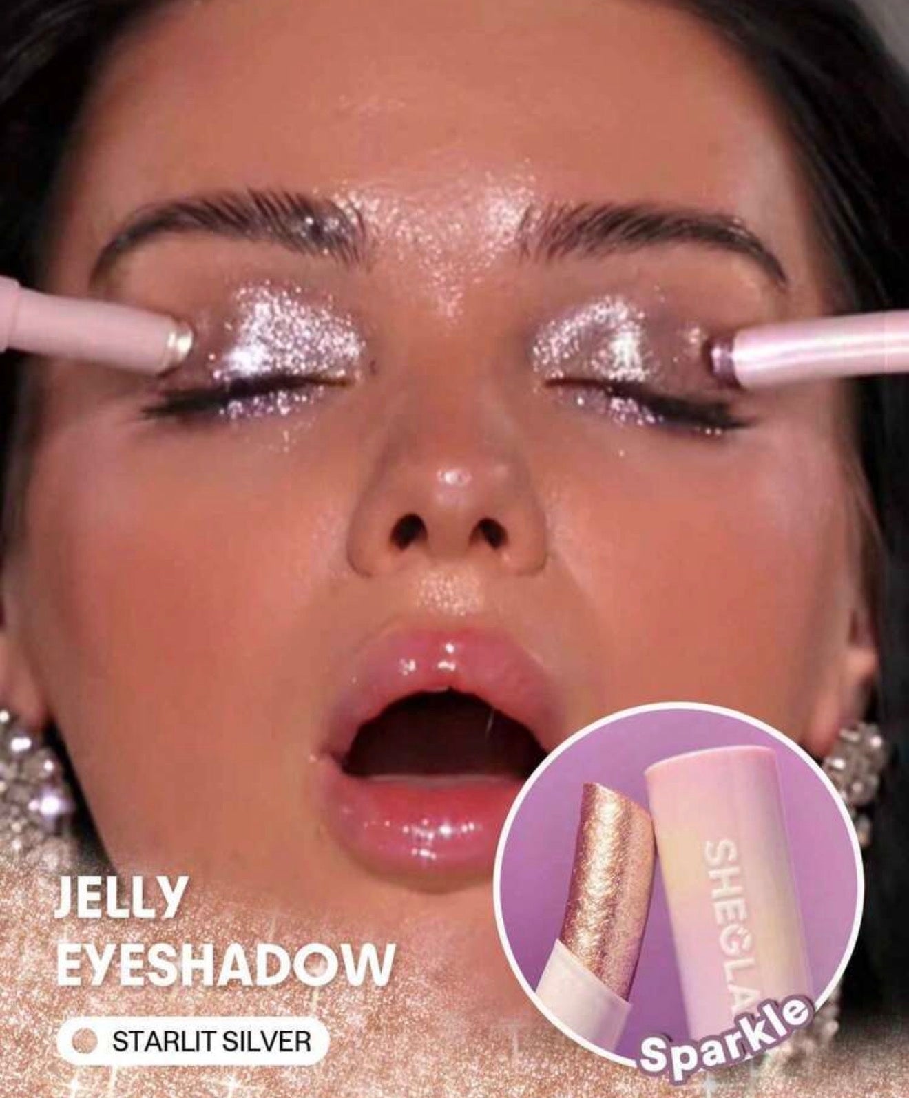 SHEGLAM Crystal Jelly Stick
Glaze-Starlit Silver