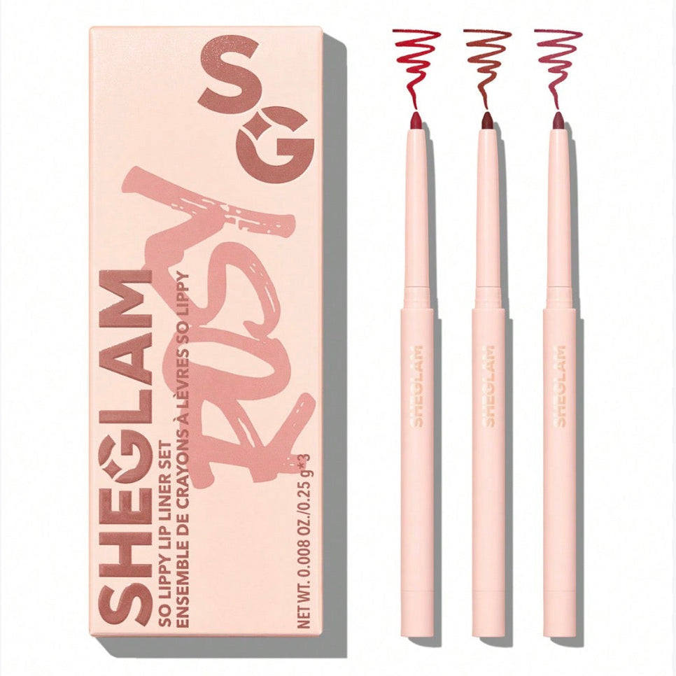 SHEGLAM So Lippy Lip Liner Set – Rosy