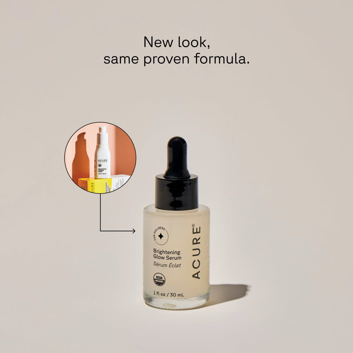 Acure Brightening Glowing Serum 30 ml