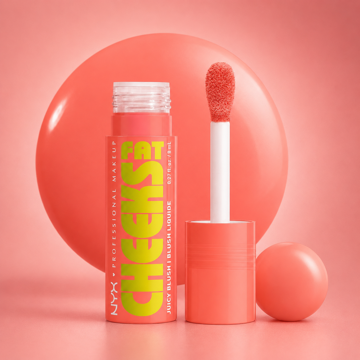NYX CHEEKS FAT BLUSH 01 PAPAYA PLUMP