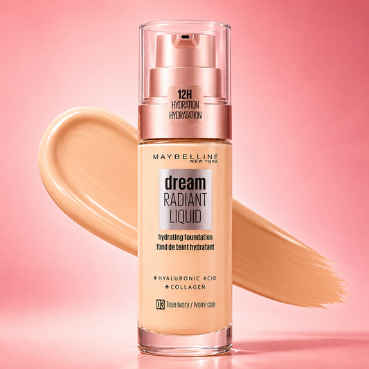 MAYBELLINE FOUNDATION DREAM RADIANT (03TRUE IVORY)