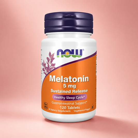 NOW FOODS- MELATONIN 5MG