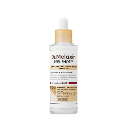 Dr.Melaxin Peel Shot Exfoliating White Rice Ampoule