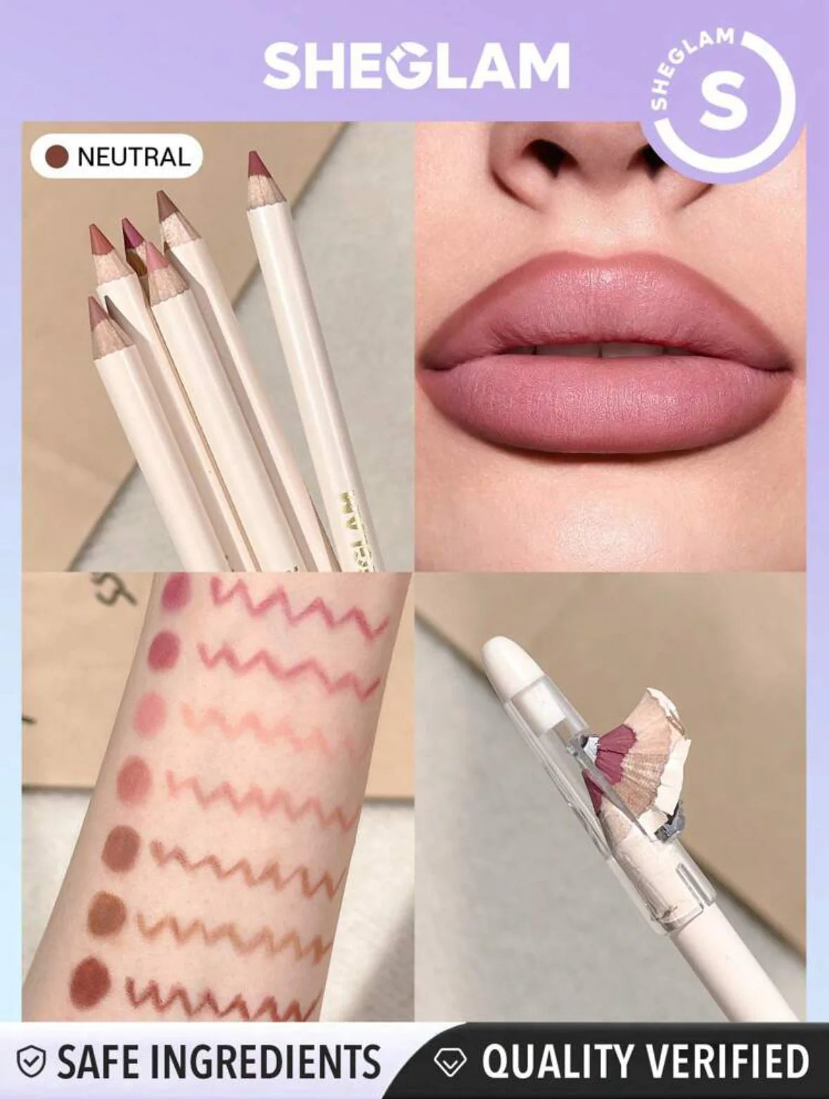 SHEGLAM Lip Facts Crayon à
LèVres-
