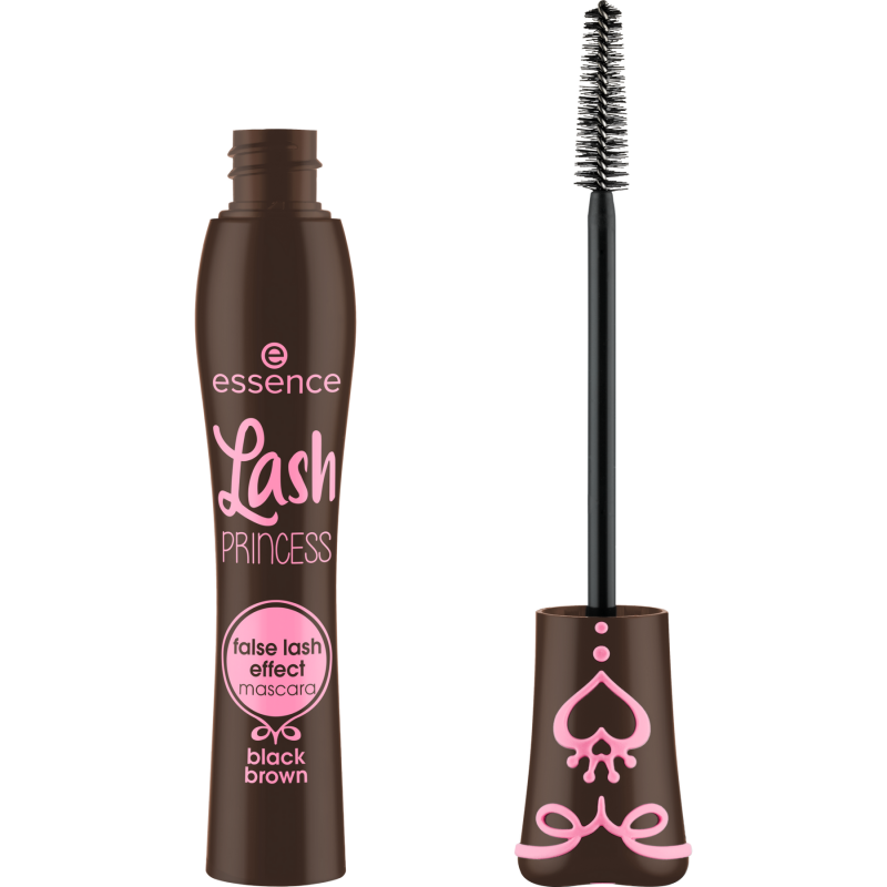 MASCARA BROWN LASH PRINCESS FALSE LASH MARRON EFFECT BLACK BROWN ESSENCE