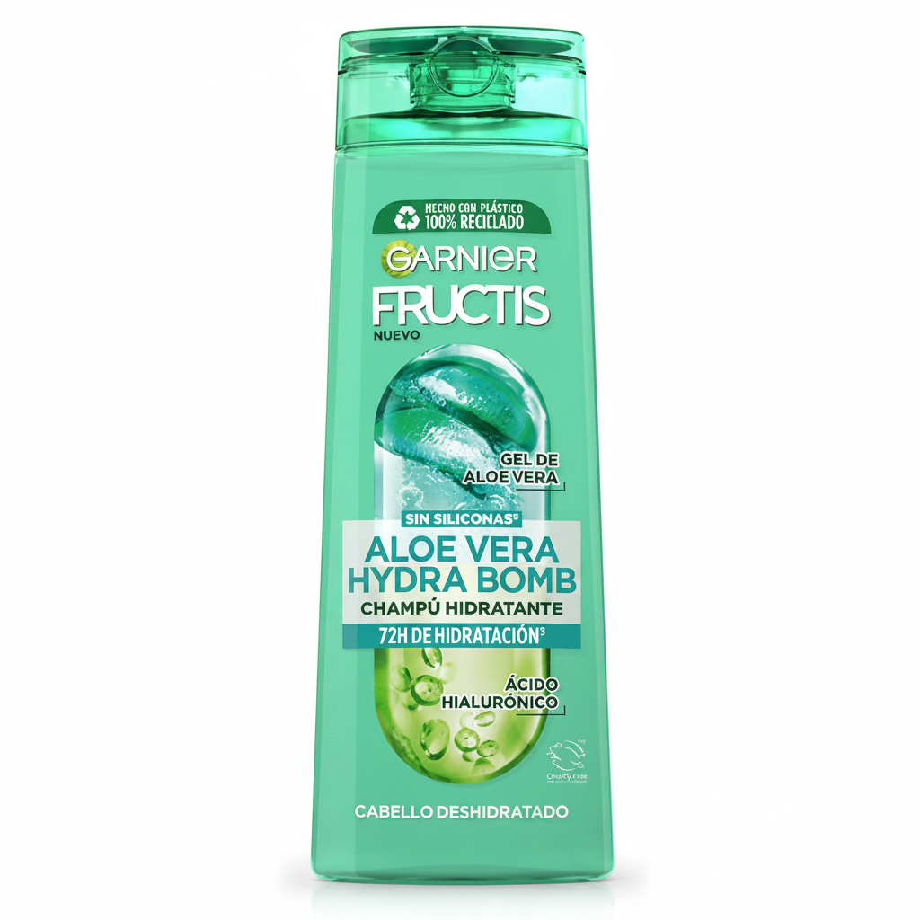 GARNIER SHAMPOO ALOR VERA & HYDRA BOMB