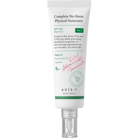 AXIS-Y COMPLETE NO-STRESS PHYSICAL SUNSCREEN SPF 50+ PA++++