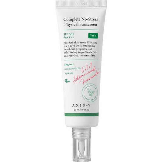 AXIS-Y COMPLETE NO-STRESS PHYSICAL SUNSCREEN SPF 50+ PA++++