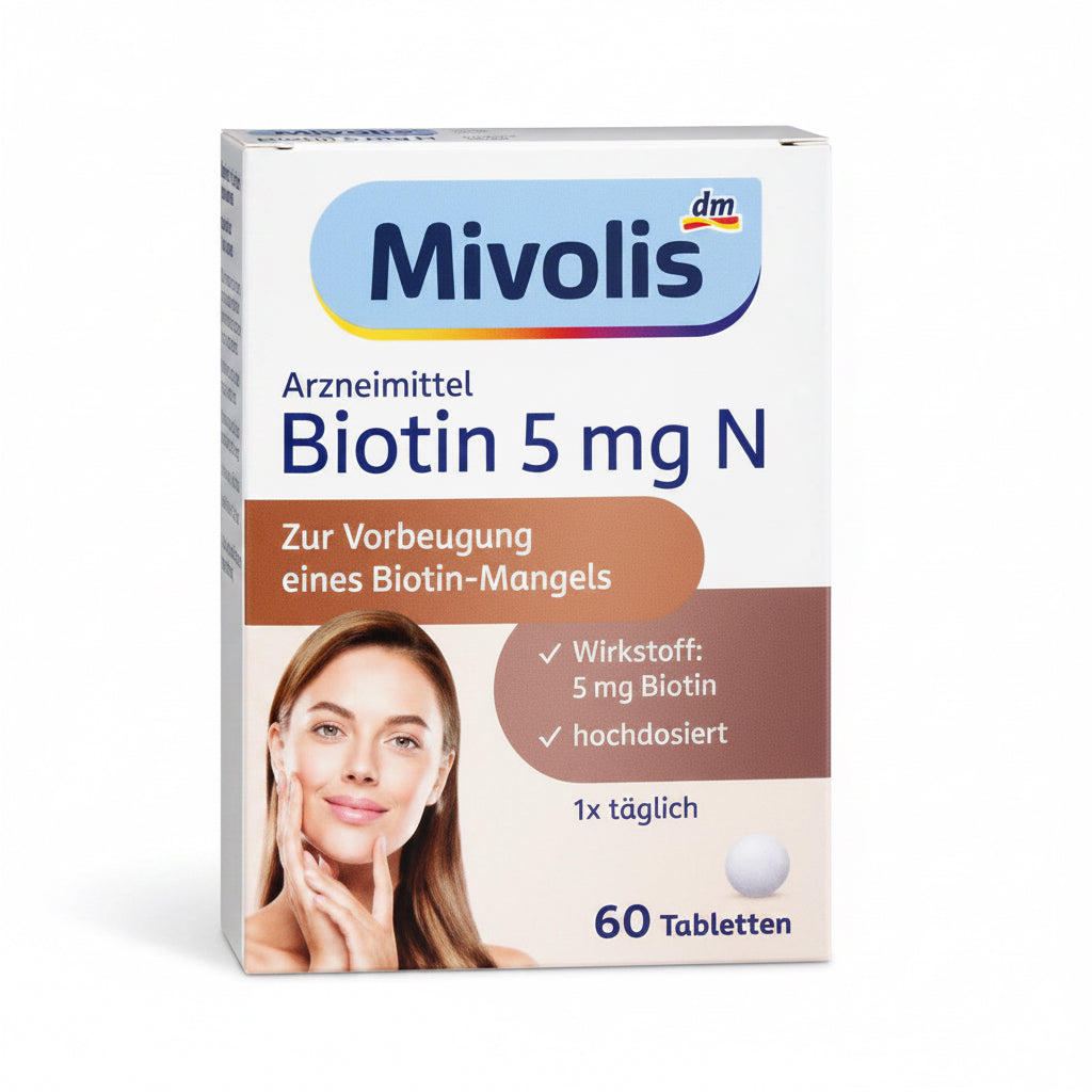 MIVOLIS BIOTIN 5 MG N 60 TABLETTEN