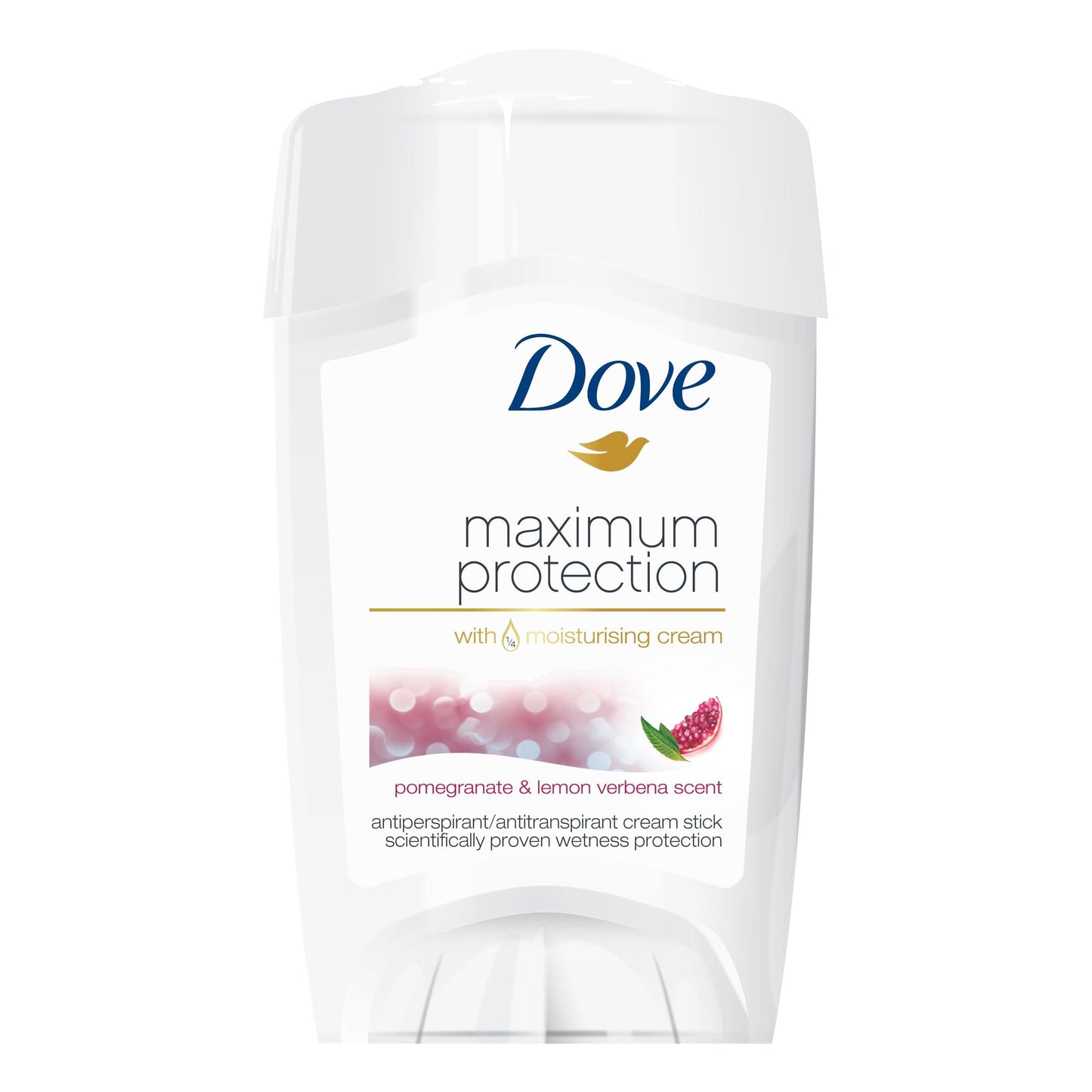 DOVE MAXIMUM PROTECTION POMEGRANATE & LEMON VERBENA SCENT