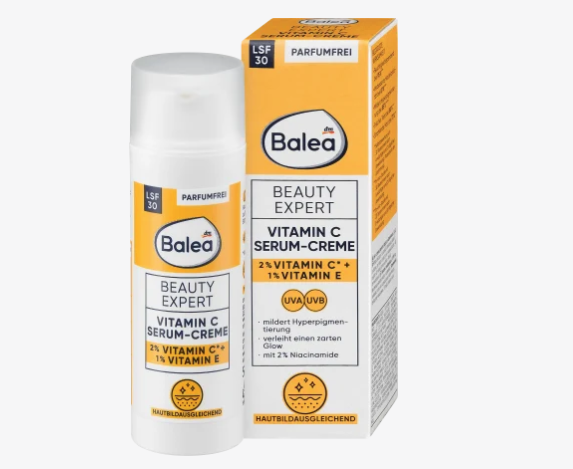 BALEA BEAUTY EXPERT VITAMIN C SERUM-CREME LSF 30
