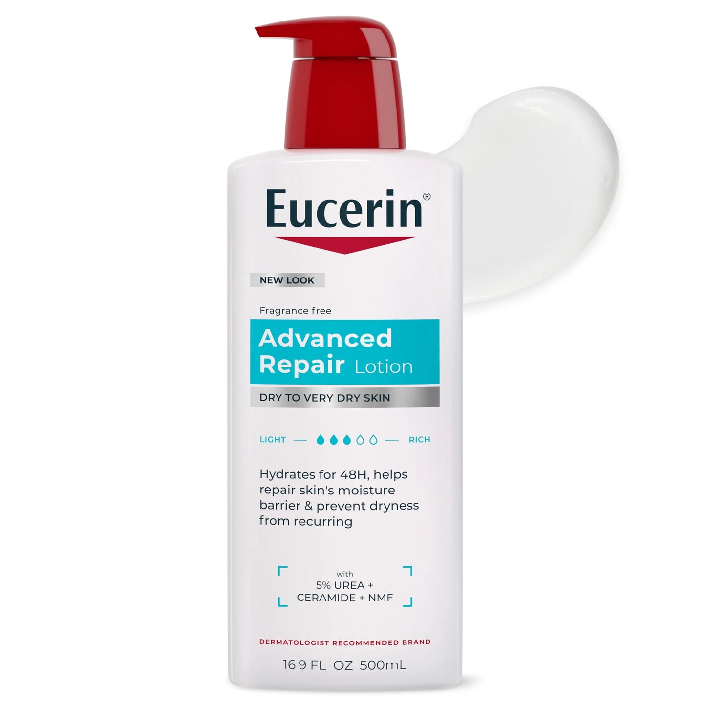 EUCERIN ADVANCED REPAIR LOTION 500ML