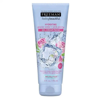 Freeman Masque Gel-Crème Hydratant Glacier Water & Pivoine Rose 175 ml