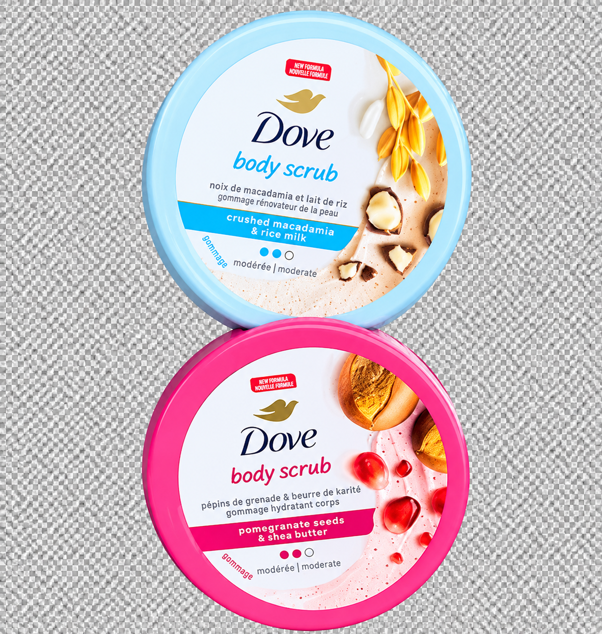 Dove Gommage Corps Macadamia & Lait de Riz 100 g