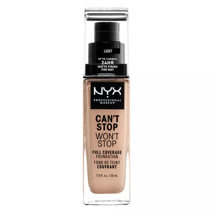 NYX Professional Makeup Can't Stop Won't Stop Fond de Teint Liquide – 06 Light