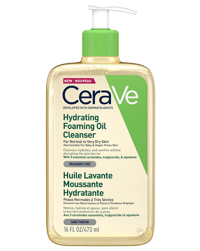 CERAVE HUILE LAVANTE MOUSSANTE HYDRATANTE 473 ML