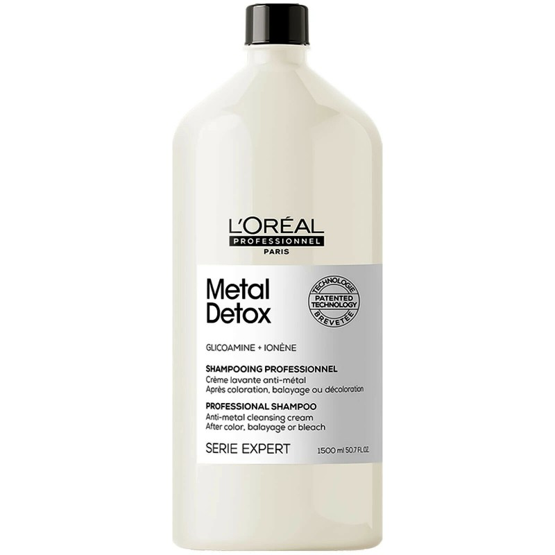 L'ORÉAL PROFESSIONNEL SERIE EXPERT METAL DETOX_SHAMPOOING PROFESSIONNEL GLICOAMINE + IONÈNE_1500Ml