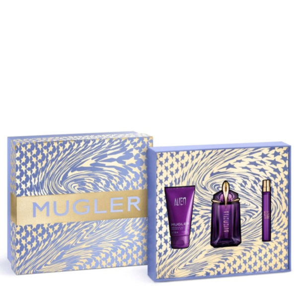 MUGLER ALIEN COFFRET EAU DE PARFUM + BODY LOTION + VOYAGE SPRAY_
