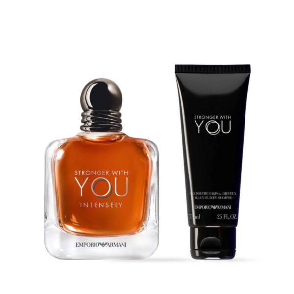 EMPORIO ARMANI STRONGER WITH YOU INTENSELY COFFRET EAU DE PARFUM + SHOWER GEL_HOMME