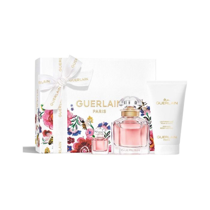 GUERLAIN MON GUERLAIN COFFRET EAU DE PARFUM + MINIATURE + BODY LOTION_ - FEMME