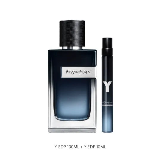 YVES SAINT LAURENT Y EAU DE PARFUM COFFRET EAU DE PARFUM + VOYAGE SPRAY_ - HOMME