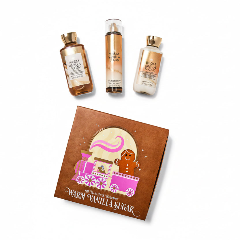 BATH&BODY WORKS WARM VANILLA SUGAR PACK 3PCS