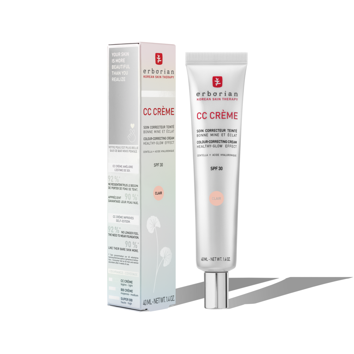 Erborian CC Crème à la Centella – Clair 40 ml