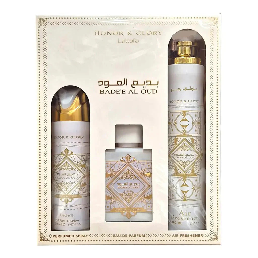 BADEE AL OUD HONOR & GLORY PACK LATTAFA