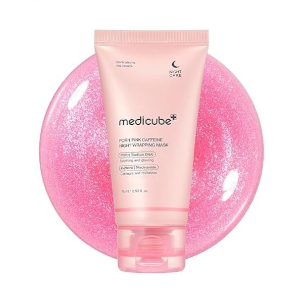 MEDICUBE PDRN PINK CAFFEINE WRAPPING MASK