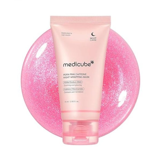 MEDICUBE PDRN PINK CAFFEINE WRAPPING MASK