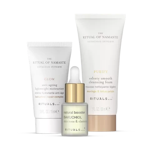 RITUALS OF NAMASTE SKINCARE ROUTINE