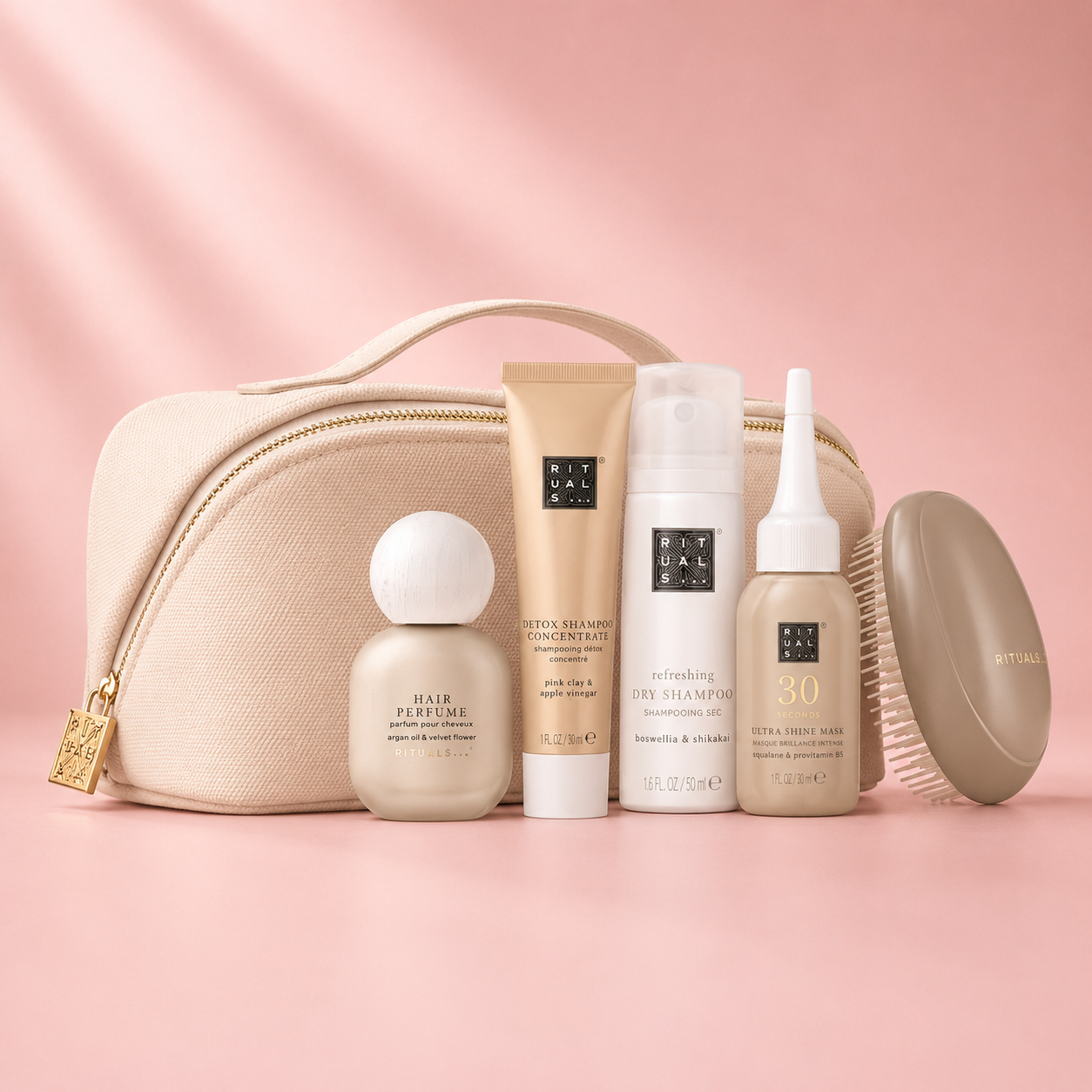 RITUALS LUXURY HAIRCARE TRAVEL TRIAL SET