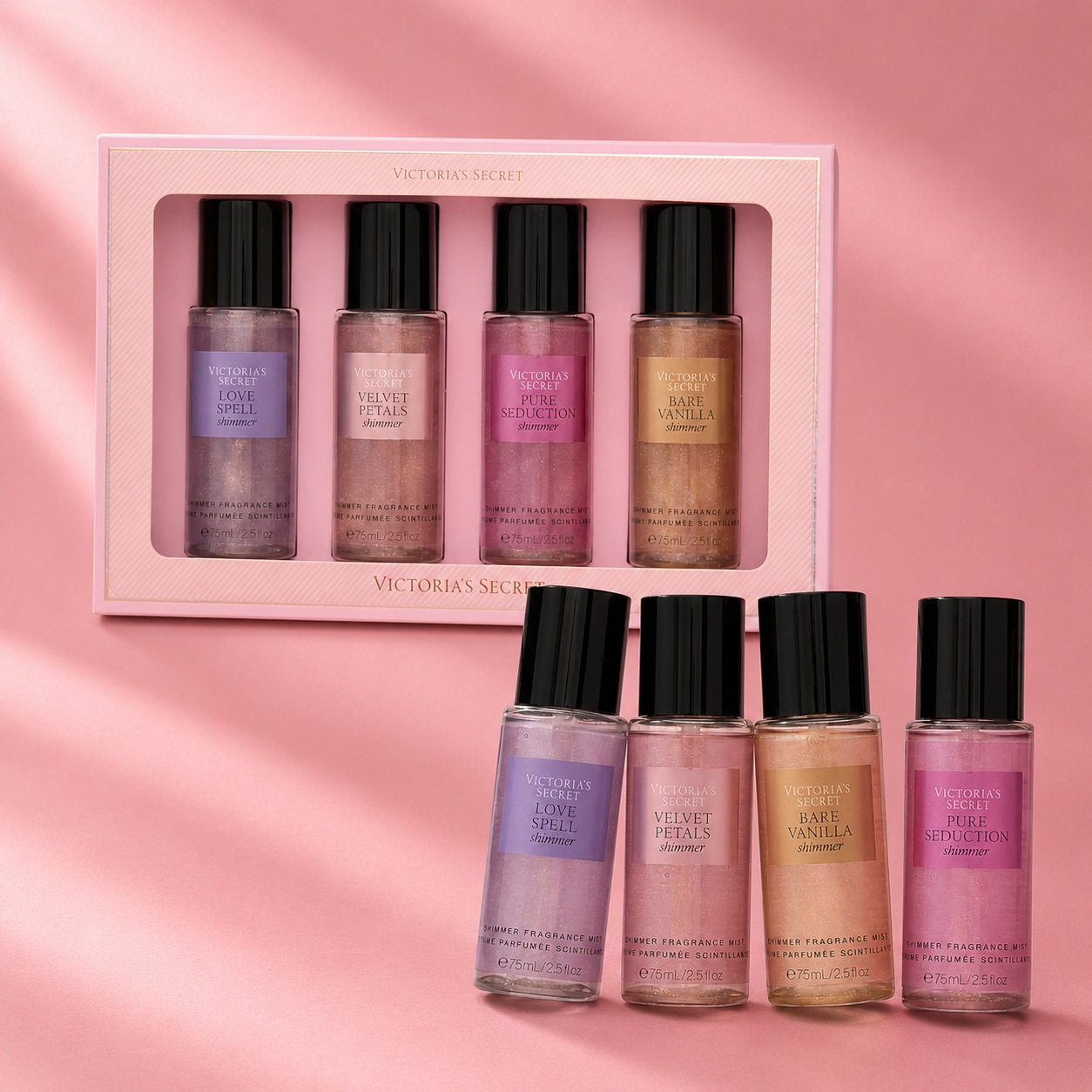 VICTORIA SECRET SHIMMER SET 4PCS