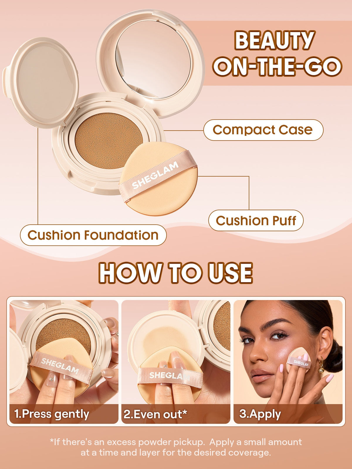 SHEGLAM CUSHION FOUNDATION (PORCELAIN)