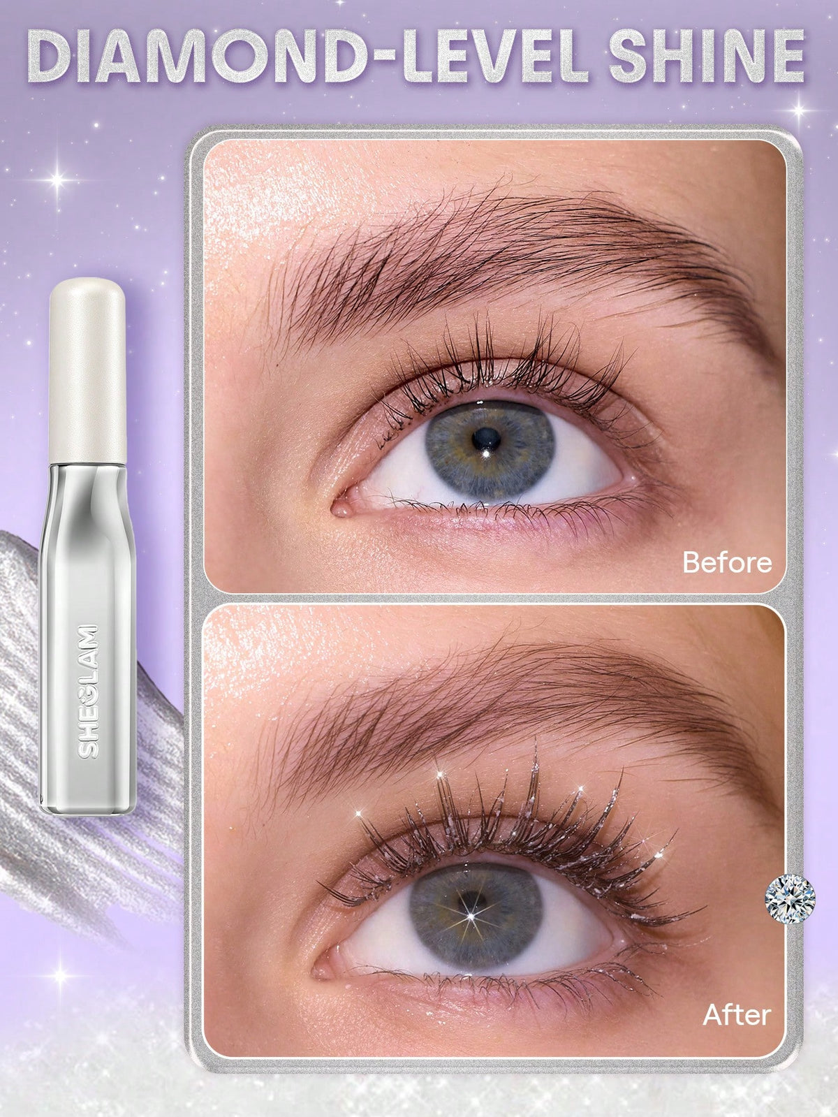 SHEGLAM SPARK BRIGHT GLITTER MASCARA(DIAMOND)